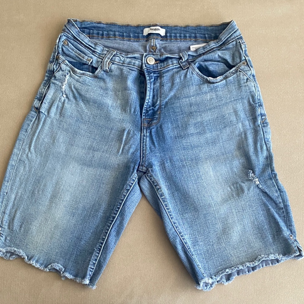 Kensie Light Blue Jean Shorts